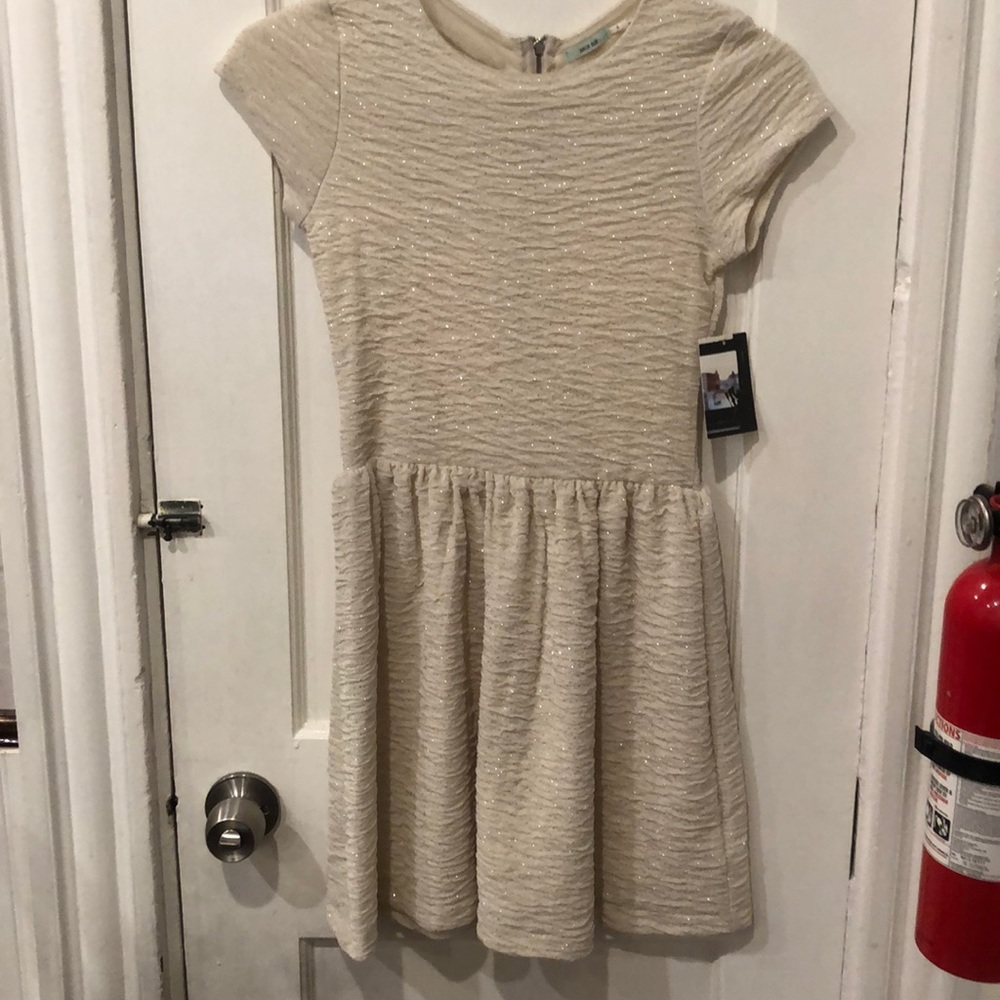 White sparkle dress